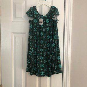 Dot Dot Smile Green Snowflakes Dress 5/6 *NWT*